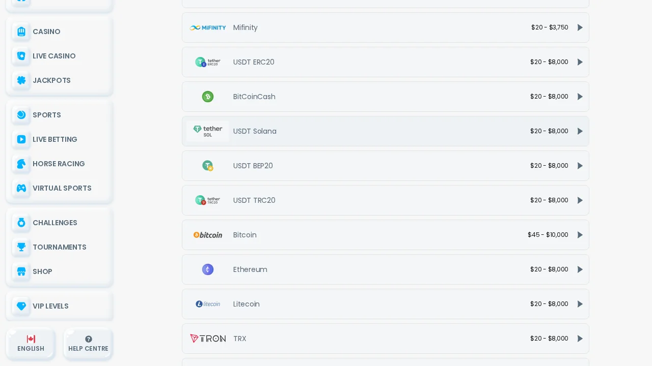 Cazimbo payment options